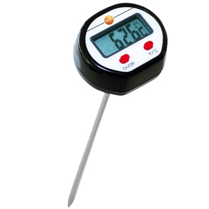 The testo mini food thermometer is a terrific probe thermometer.